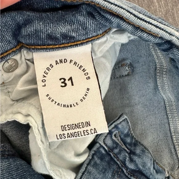 LF Lover's & Friends Ricky Low Rise Stretch Distressed Knee Skinny Jeans31